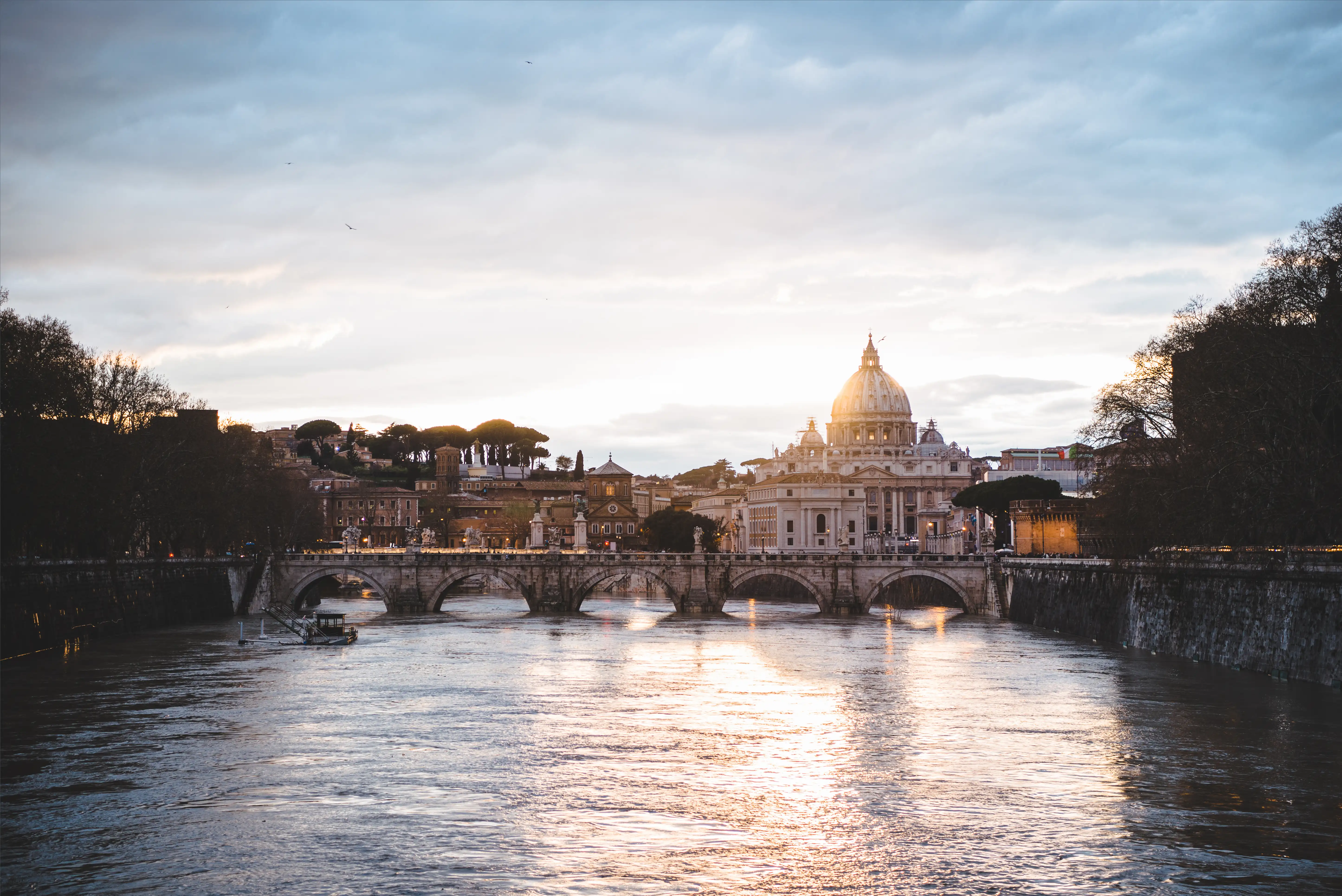 Beautiful view of Rome
