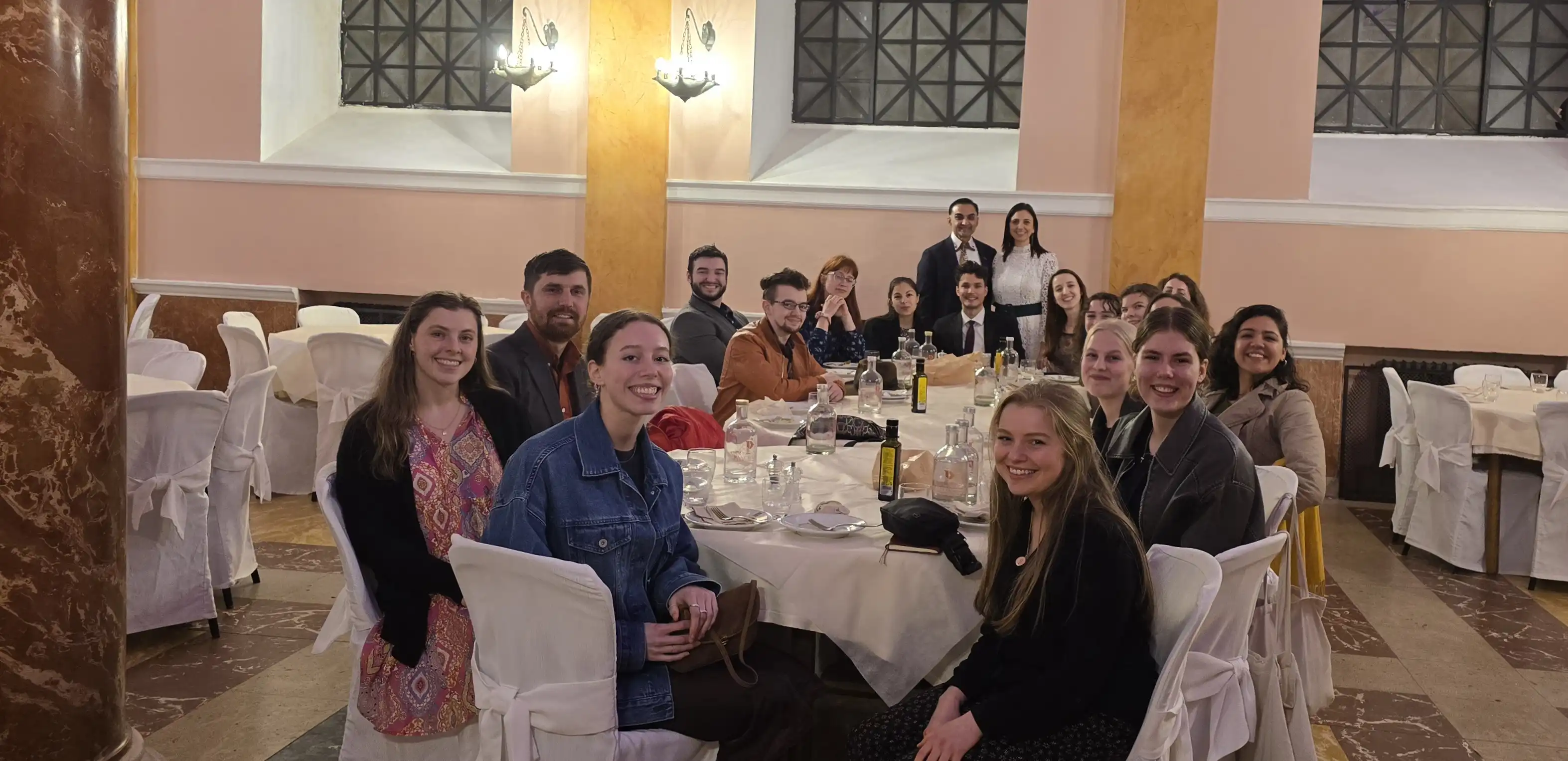 Elegant dinner gathering