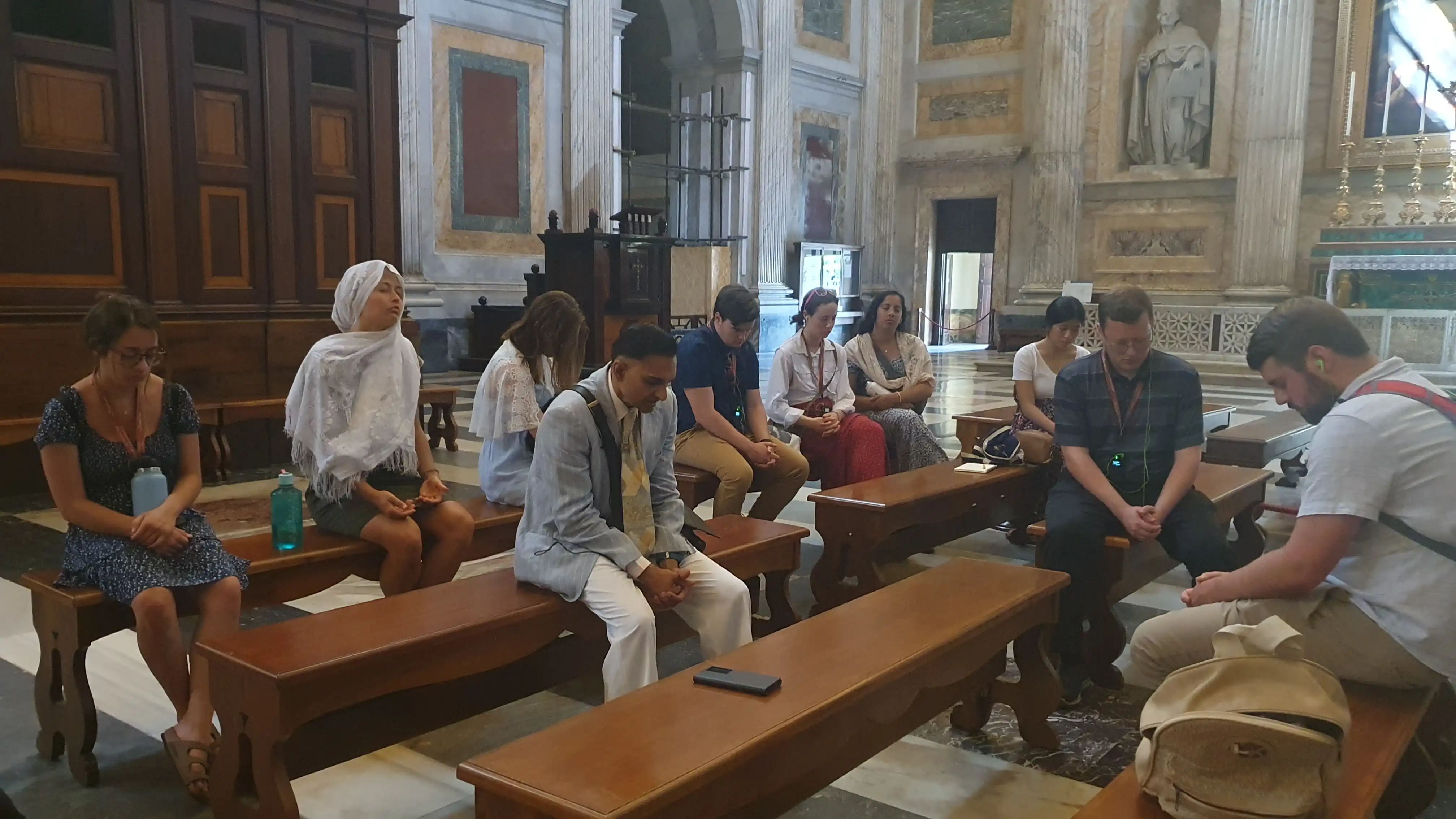 Group prayer and reflection