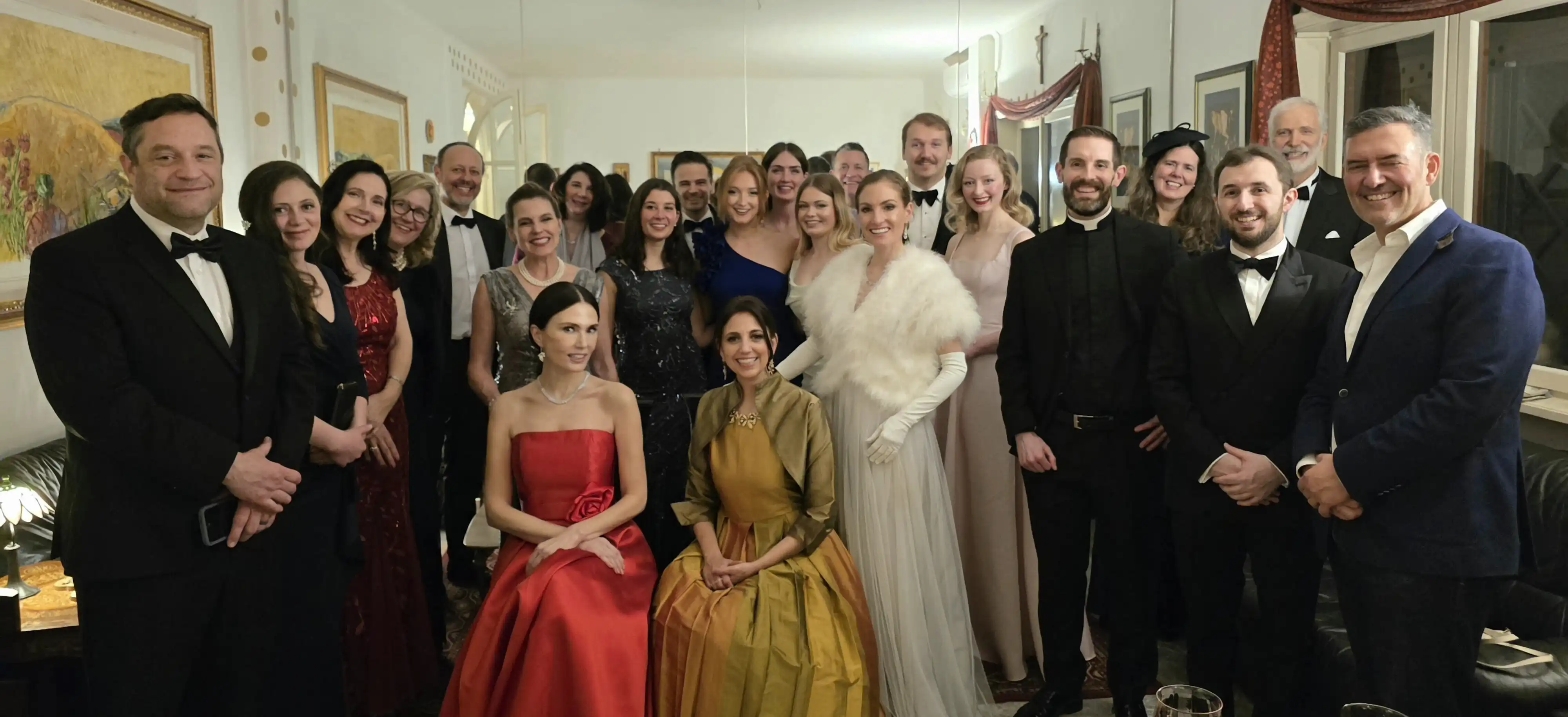 Group at formal event